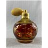 Image 1 : Gorgeous Ruby Red Vintage Perfume Bottle with Atomizer