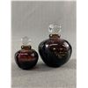 Image 1 : 2 Christian Dior Poison, Esprit De Parfum Sizes Unmarked Perfume Bottles With Glass Stoppers. With S