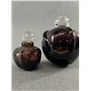 Image 2 : 2 Christian Dior Poison, Esprit De Parfum Sizes Unmarked Perfume Bottles With Glass Stoppers. With S