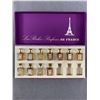 Image 2 : Vintage Gift Set of French Perfumes. Les Riches Parfumes De France.11 Bottles With Contents Made in 