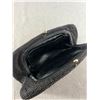 Image 2 : Gorgeous VintageMid Centrury Black Beaded Clutch Purse.
