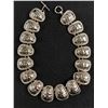 Image 2 : Silvertone Necklace Bracelet and Clip on Earrings Set