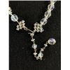 Image 2 : Beautiful Vintage Aurora Borealis Crystal Adjustable Length Necklace