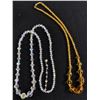 Image 1 : Lot of 2 Beautiful Chrystal Rhinestone Necklaces. Both are Extra Long
