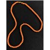Image 1 : Vintage Orange Long Pearl Necklace