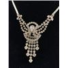 Image 2 : Vintage Rhinestone Silvertone Necklace