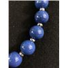 Image 2 : Beautiful Blue and Silver Stone Beads Necklace