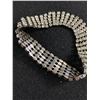 Image 2 : Vintage Rhinestone Stretch Cuff Bracelet