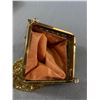 Image 3 : 1950's Gold Metallic Mesh Clutch Purse with Metal Opening. For Evening/Formal Wear