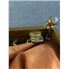 Image 4 : 1950's Gold Metallic Mesh Clutch Purse with Metal Opening. For Evening/Formal Wear