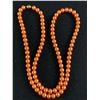 Image 1 : Vintage Peachy Orange Coloured Beads Necklace