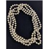 Image 1 : Champagne Coloured Extra Length Plastic Beads Necklace