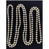 Image 2 : Champagne Coloured Extra Length Plastic Beads Necklace