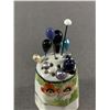 Image 2 : Antique Hat Pin Holder with Pins. Japan