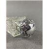 Image 2 : Stunning Vintage Cut Glass Perfume Bottle With Stopper