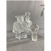 Image 2 : 2 Vintage Crystal Perfume Bottles/ Decanters with Dabbers