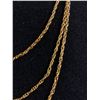 Image 2 : Vintage Triple Strand Gold Plated Necklace