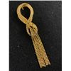 Image 1 : Interesting Gold Tone  Knot Style Brooch