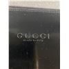 Image 2 : Nice Vintage Black Leather Purse. Says Gucci But Made in China