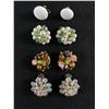 Image 1 : 4 Pairs of Beautiful Vintage Earrings