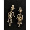Image 2 : Stunning Vintage Gold Tone And Rhinestone Crystal Necklace and Earring Set