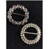 Image 2 : Lot of 2 Vintage Rhinestone Scarf Clips