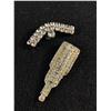 Image 3 : Lot of Various Vintage Rhinestone Scarf/ Dress Clips