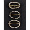 Image 1 : Antique 1920's Rhinestone Buckle and 2 Scarf/ Sash Clips