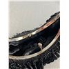 Image 2 : Vintage Dangling Black Beaded Clutch Evening Purse with Metal Handle