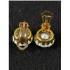 Image 2 : `Vintage Pair of Rhinestome Clip On Earrings