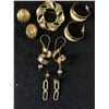 Image 1 : Nice Lot of Vintage Gold Tone Jewerly. Earrings & Brooch