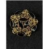 Image 1 : Vintage Victorian Style Filigree Gold Tone and Black Stone Brooch