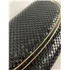 Image 2 : Vintage Black Metal Mesh Purse/Clutch with Strap