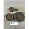 Image 1 : Set of 4 Cast Iron Weights 2lb Heaviest