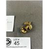 Image 2 : Vintage Signed Floralia Gold Plated Brooch