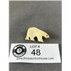 Image 1 : Early Vintage Ivory Polar Bear Pin
