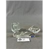 Image 1 : Lovely Etched Crystal Paperweights/Décor