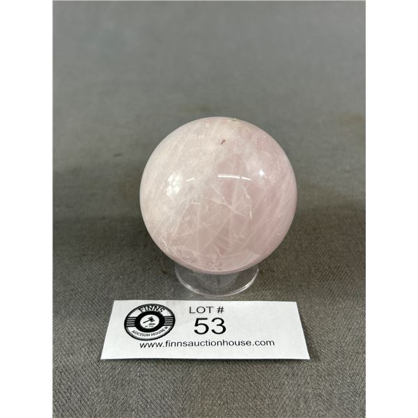 58mm Rose Quartz Sphere. Retails $300.00