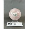Image 2 : 58mm Rose Quartz Sphere. Retails $300.00
