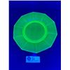 Image 1 : Green Uranium Depression Glass 8.5" Salad Plate