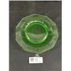 Image 2 : Green Uranium Depression Glass 8.5" Salad Plate