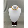 Image 1 : Genuine Amber Necklace Baby Child Size Beaded Knotted 13" Screw Clasp