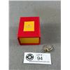 Image 1 : 10K Yellow Gold Oval Tiger's Eye Ring  -  Marked & Tested
