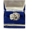 Image 2 : Vintage Brutalist Sterling Silver Panther Ring - Size 9 - Heavy  -  Marked & Tested