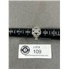 Image 2 : White Gold Plate Simulated Diamond Ring