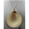 Image 3 : Genuine Shell Gold Overlay Pendant