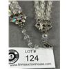 Image 2 : Signed Contiental Crystal Necklace