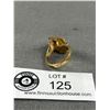 Image 2 : Gold Faux Diamond Ring