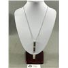Image 1 : Designer Signed Brighton Silver Faux Diamond Necklace