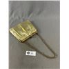 Image 2 : 2 Vintage Gold Coloured Purses. 1 w/ Chain Strap Other Is Case Design